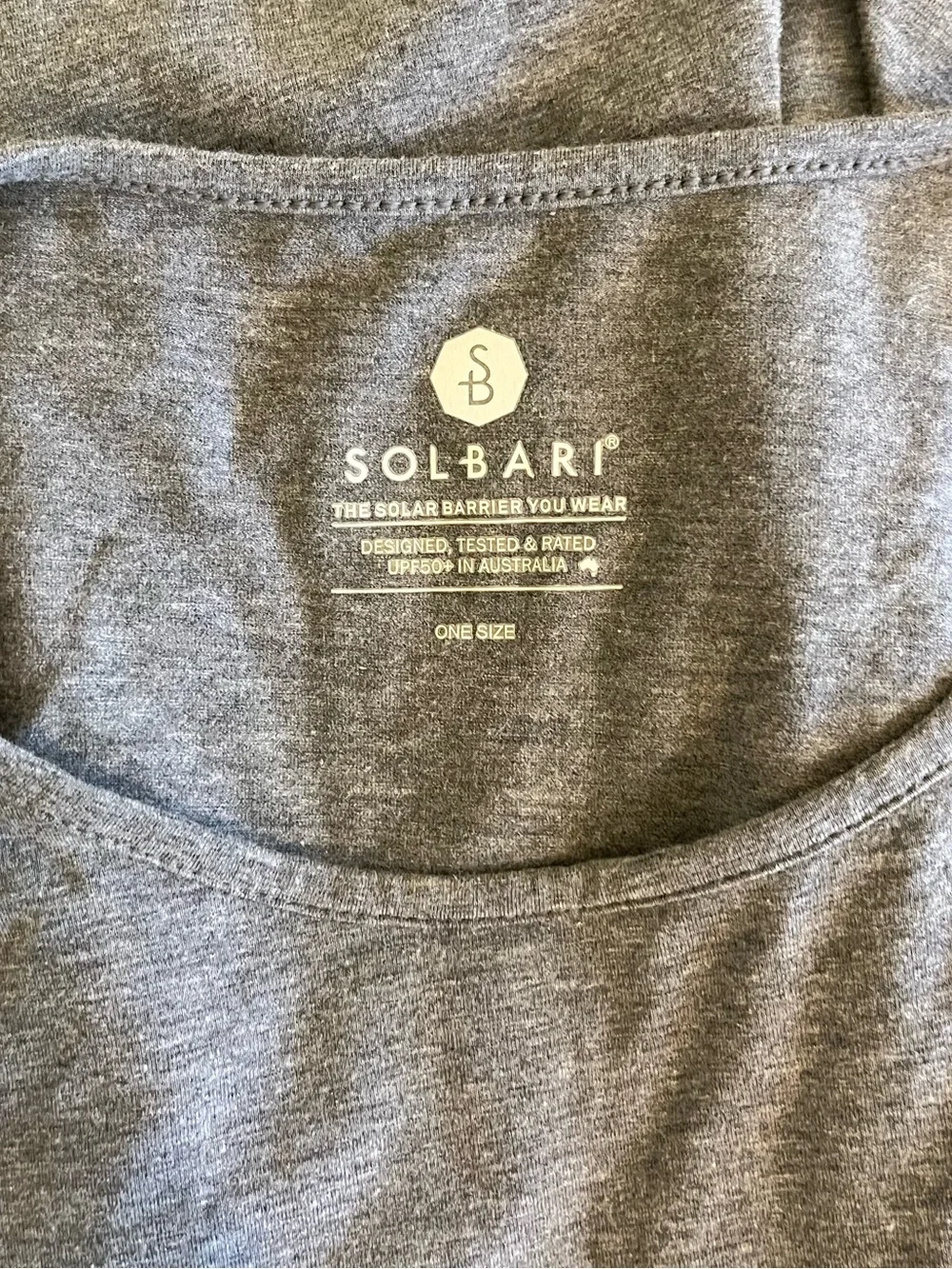 Solbari • Sensitive Sun Protection Poncho • UPF 50+ • Heather Gray • One Size